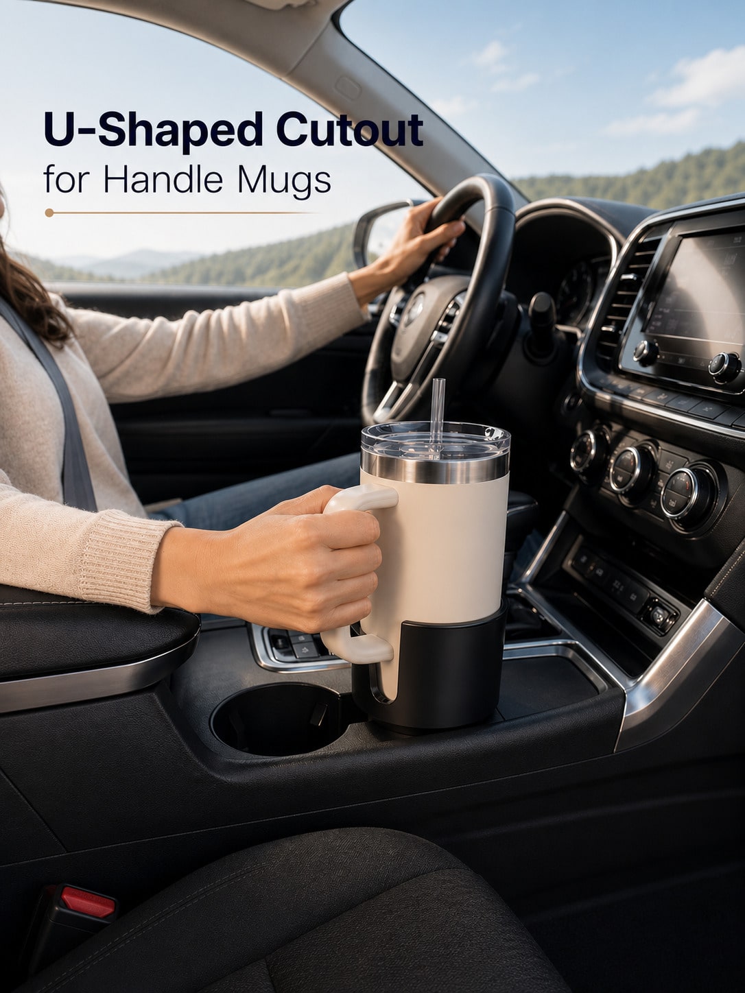 Tablet Car Accessories - Адаптер-расширитель для автомобильного держателя стаканов для