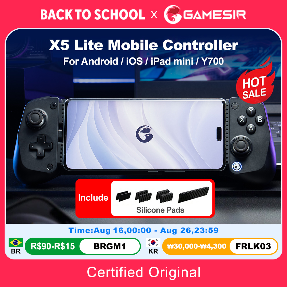 Android Tablet Gaming Accessories - Игровой контроллер GameSir X5 Lite для