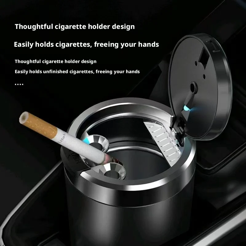 Tablet Car Accessories - Портативная светящаяся LED-пепельница для автомобиля, универсальный