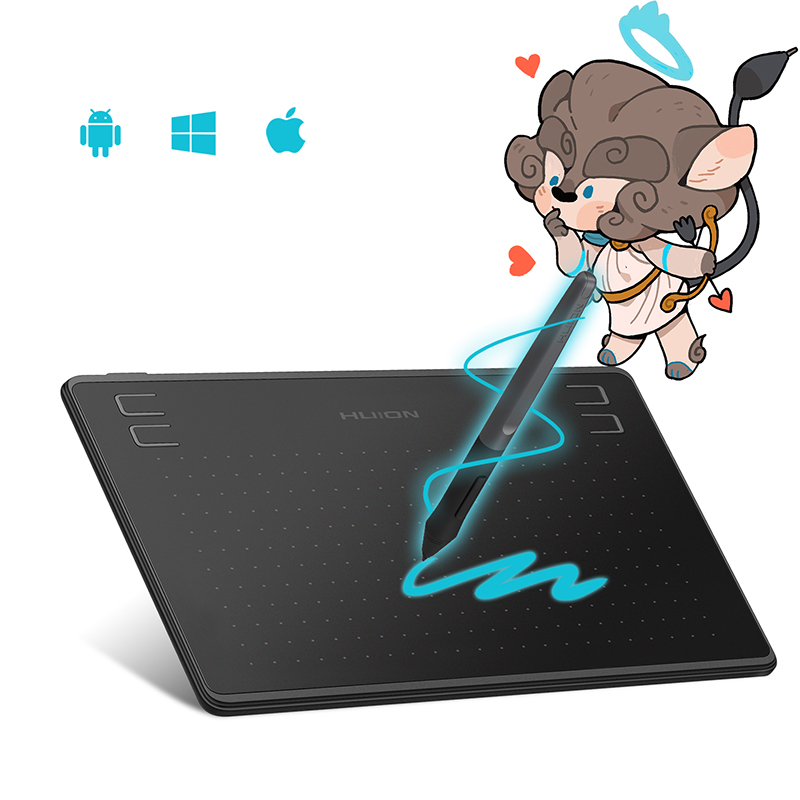 Graphic Tablet Accessories - Графический планшет Huion HS64, планшеты для