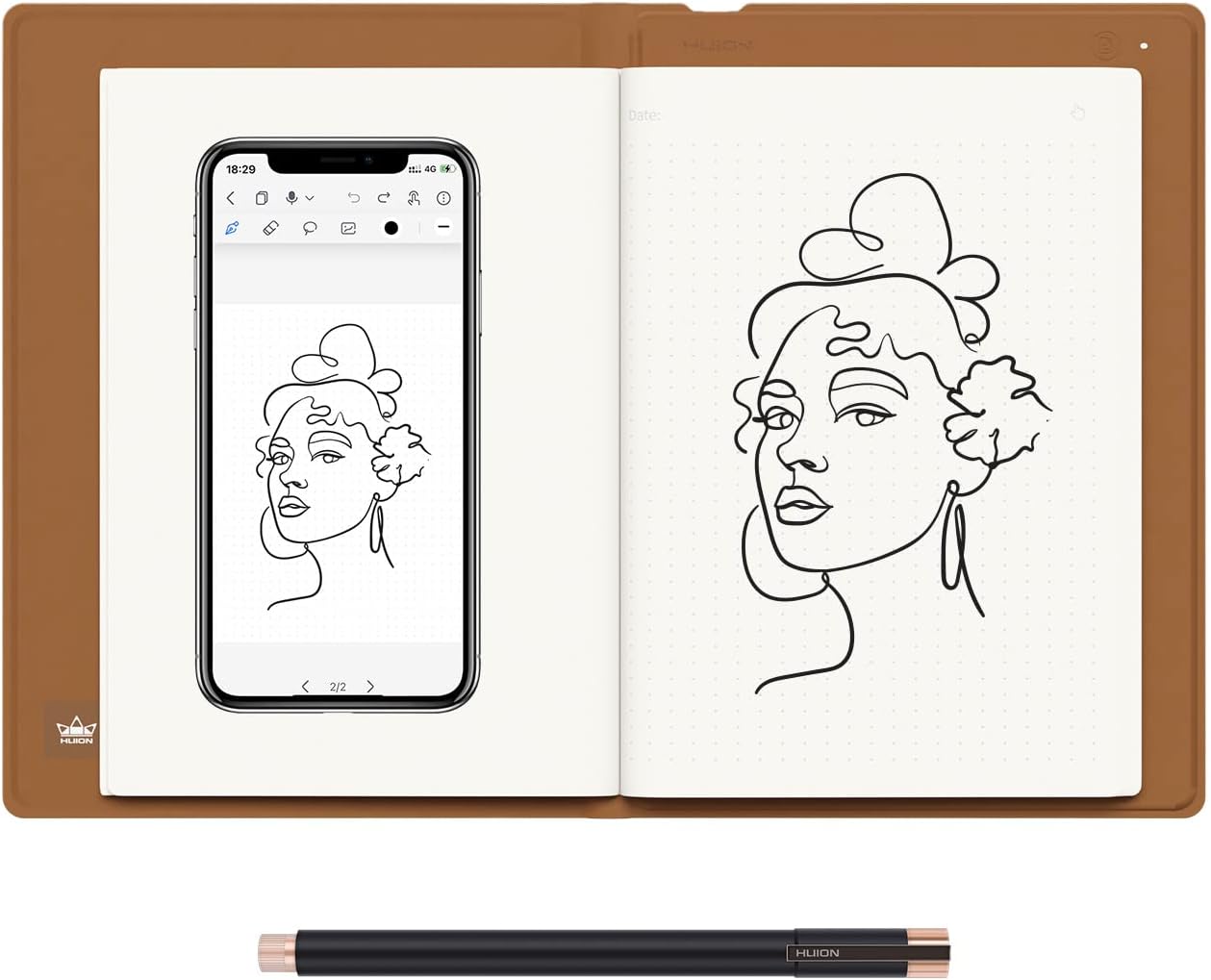 Huion Note 2 em 1, цифровой бл – обзор и цена Graphic Tablet Accessories